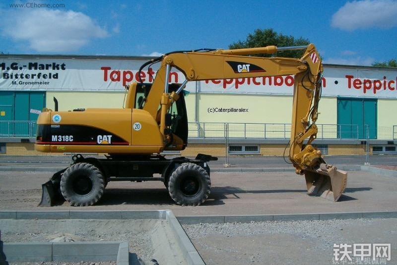 卡特彼勒M318C挖掘机整机外观