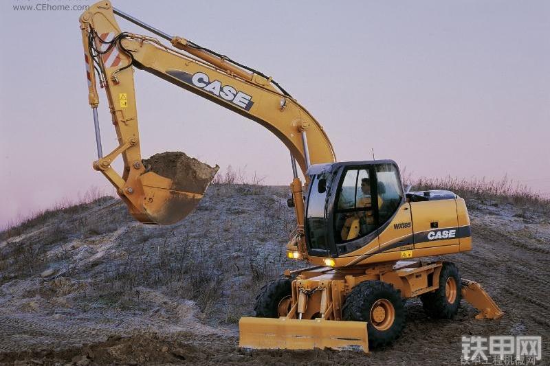 凯斯WX185挖掘机整机外观