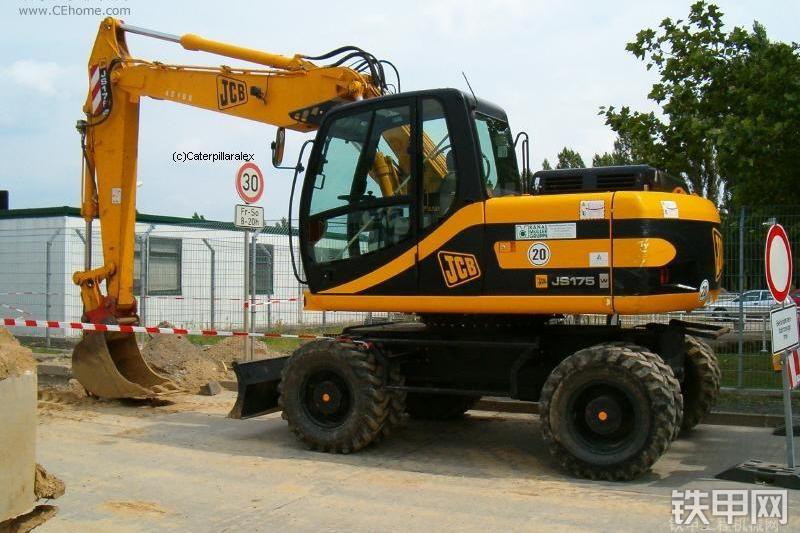 杰西博JS175W挖掘机整机外观
