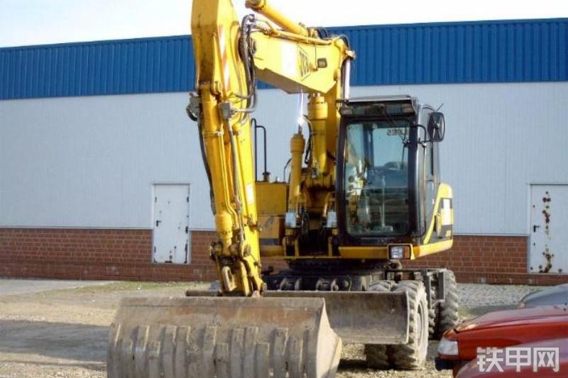 杰西博JS175W挖掘机整机外观