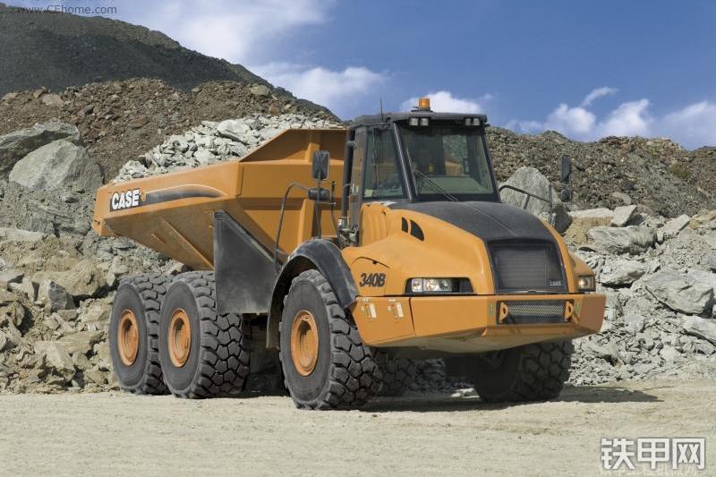凯斯340B非公路自卸车整机外观