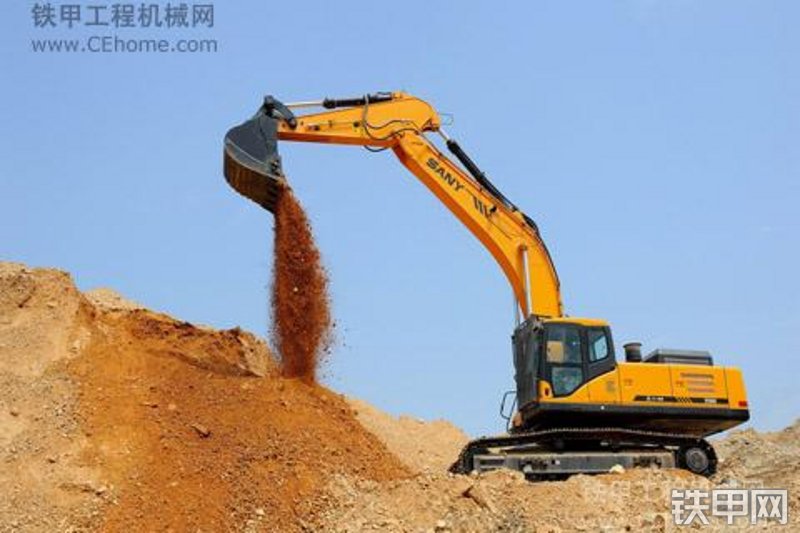 三一重工SY385C挖掘机整机外观