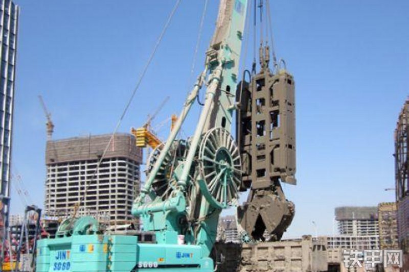 上海金泰SG60连续墙抓斗整机外观