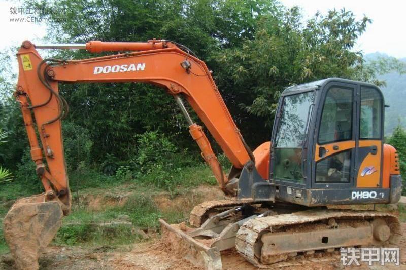 迪万伦DH80-7挖掘机整机外观