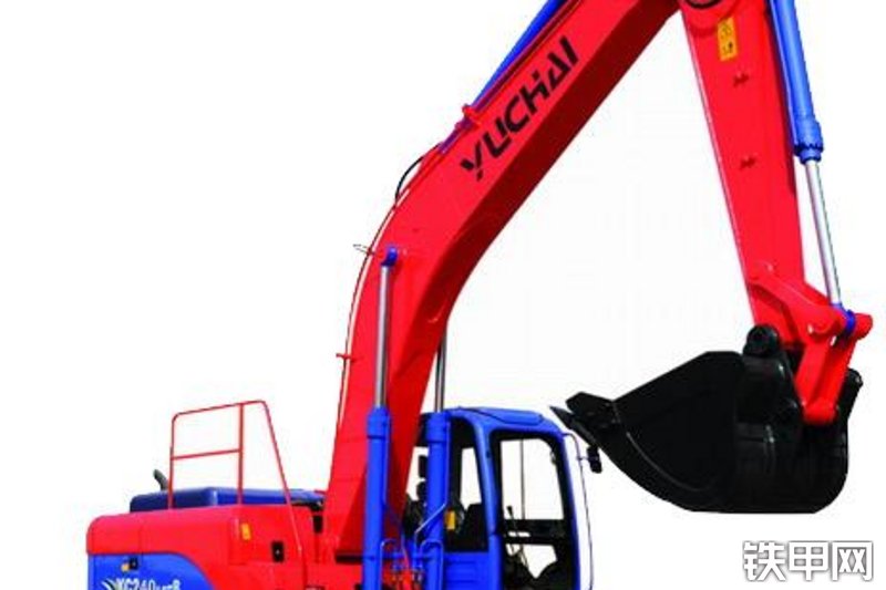 玉柴YC240LC-8挖掘机整机外观